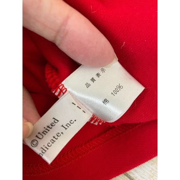 Snoopy Red White & Blue Hoodie Fleece Sweatshirt Lounge Dress - Picture 11 of 13